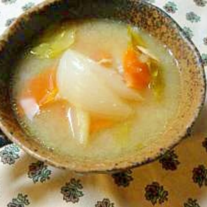 春野菜とツナのスープ
